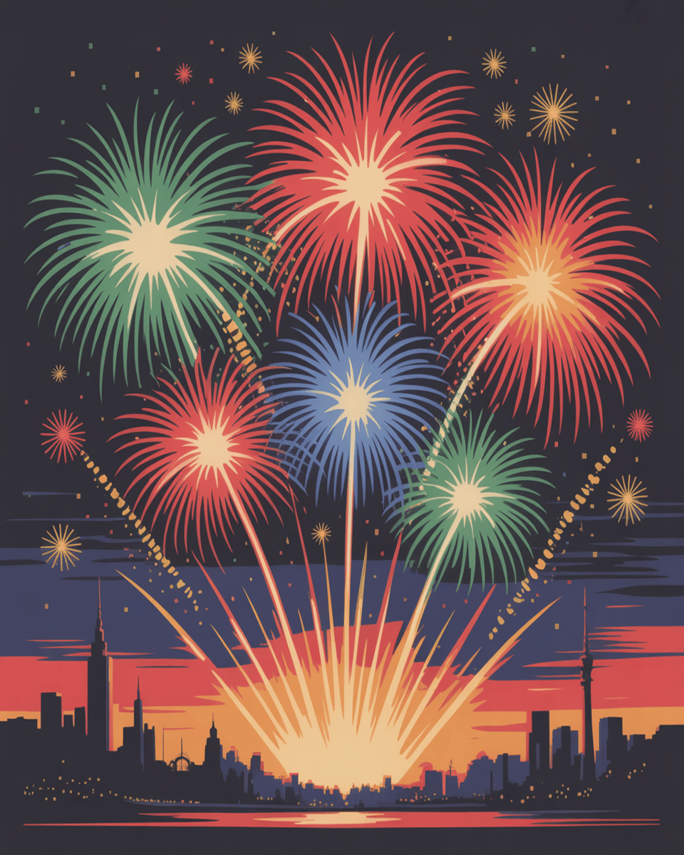 Skyline Celebration Fireworks