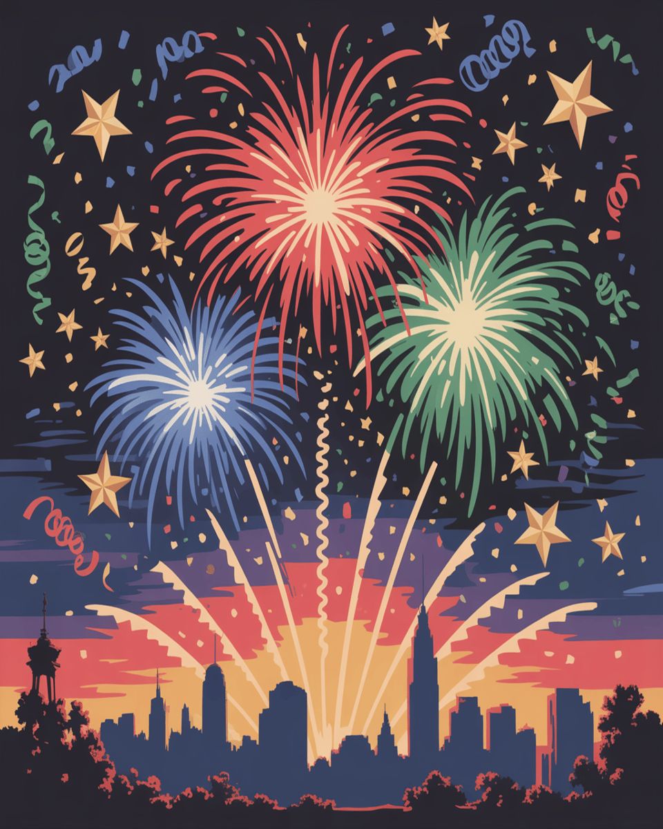 Skyline Fireworks Night