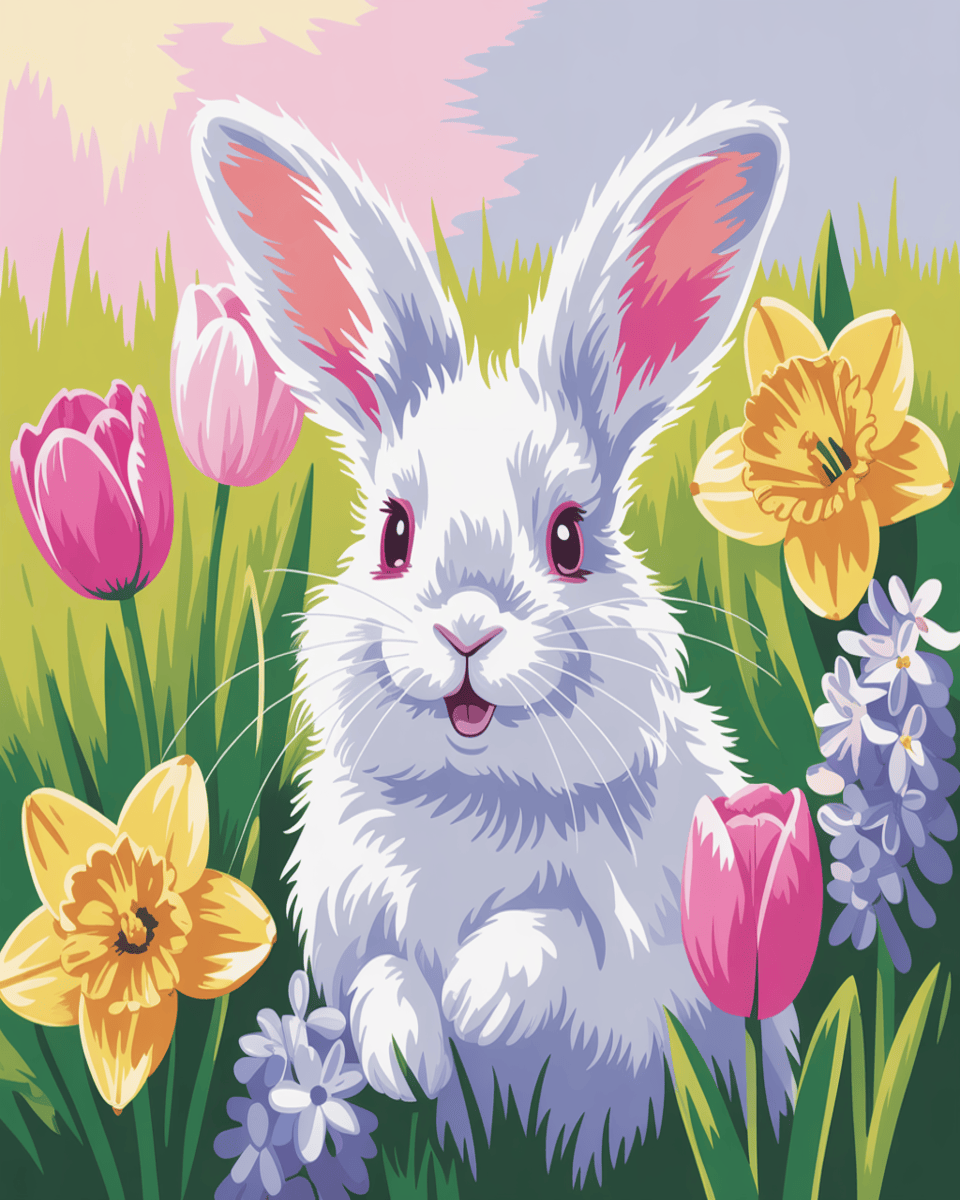 Spring Bunny Bloom