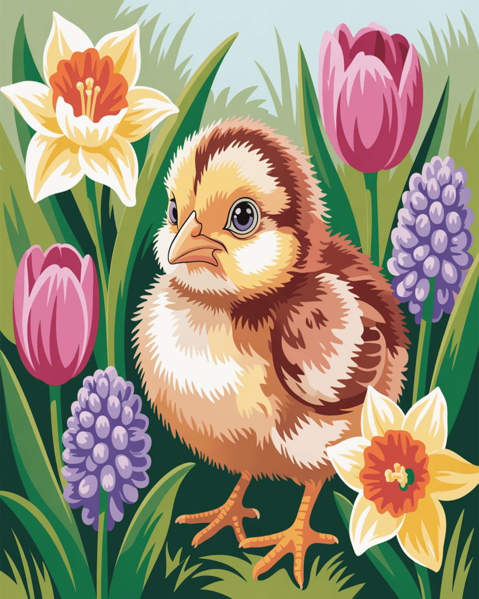 Spring Chick Blossoms