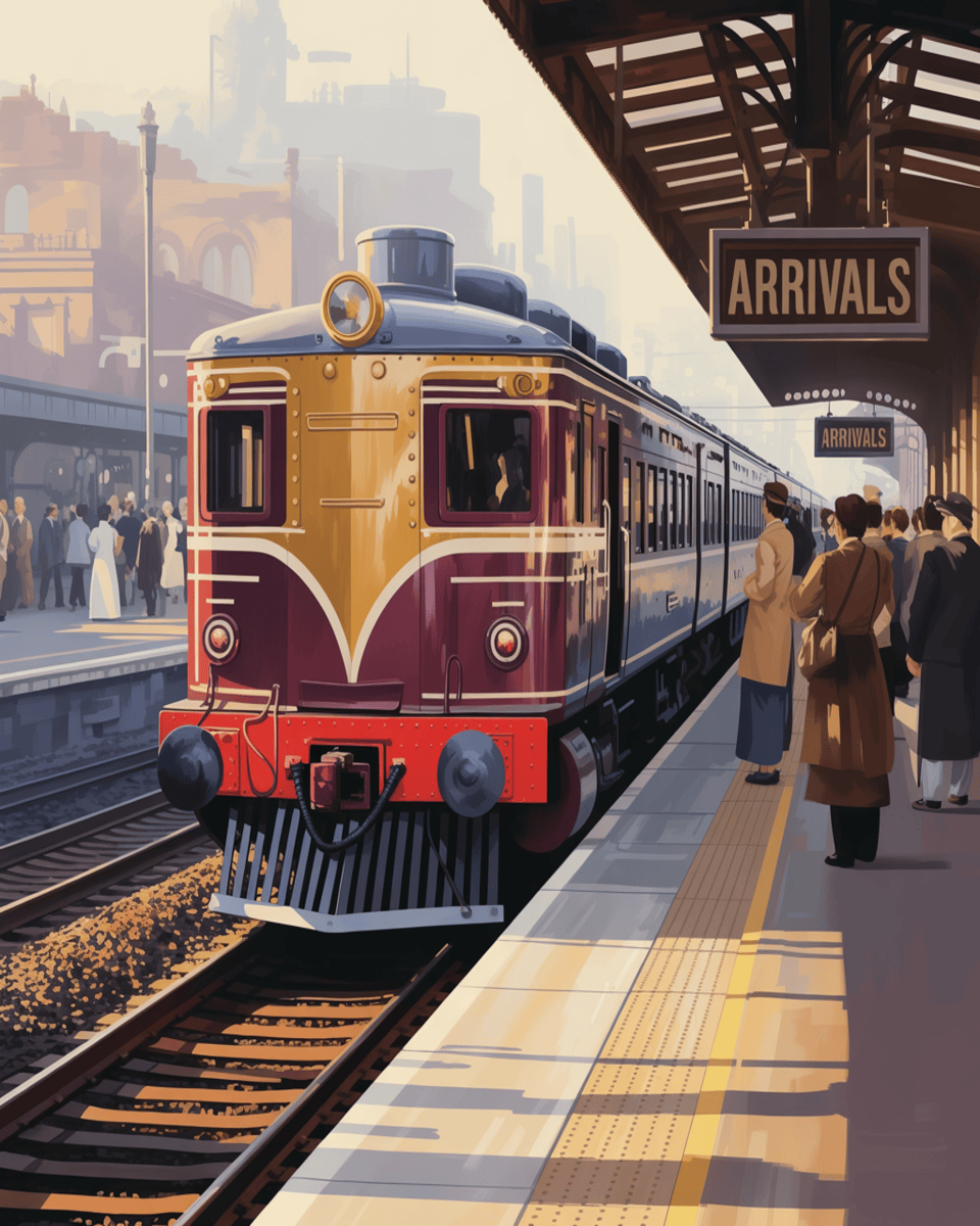 Station Arrival Scene