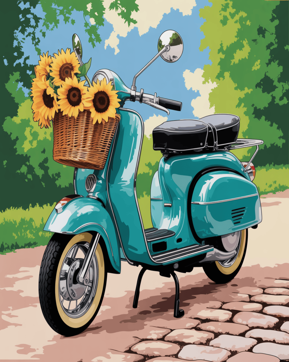 Sunflower Scooter