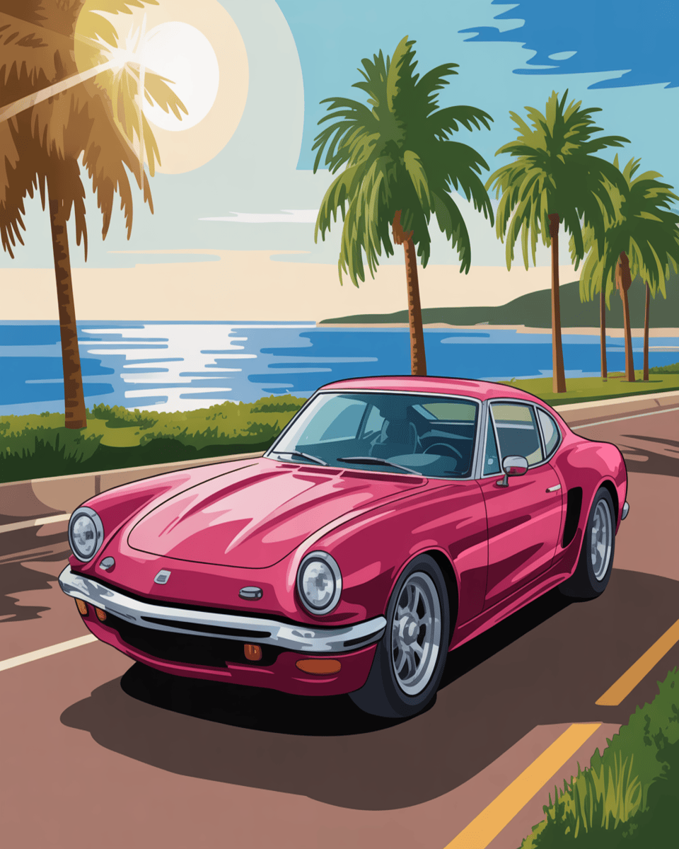 Sunset Pink Cruiser