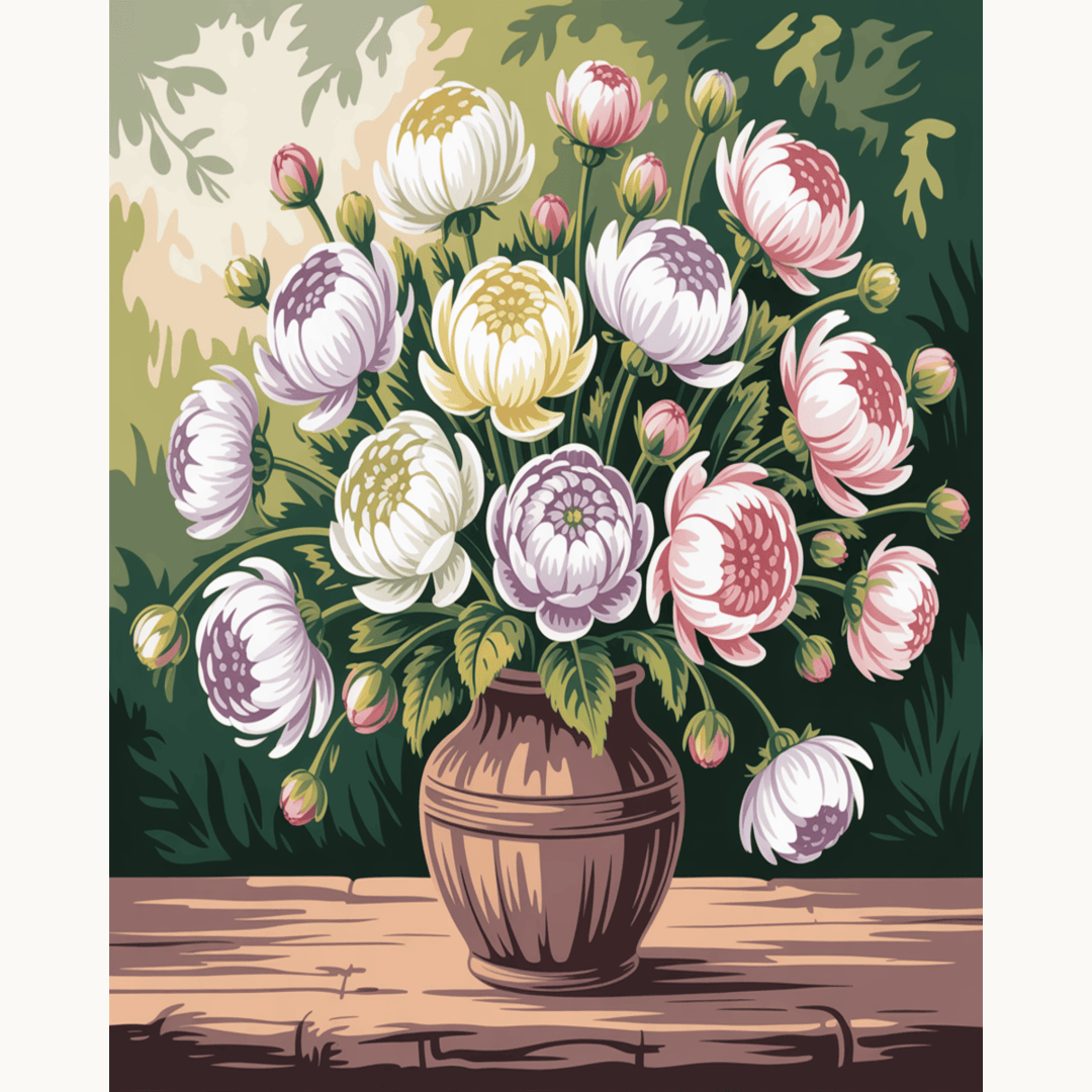 Textured Petal Symphony