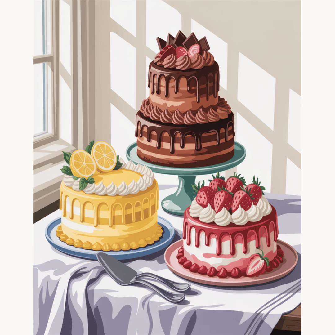 Triple Drip Cakes