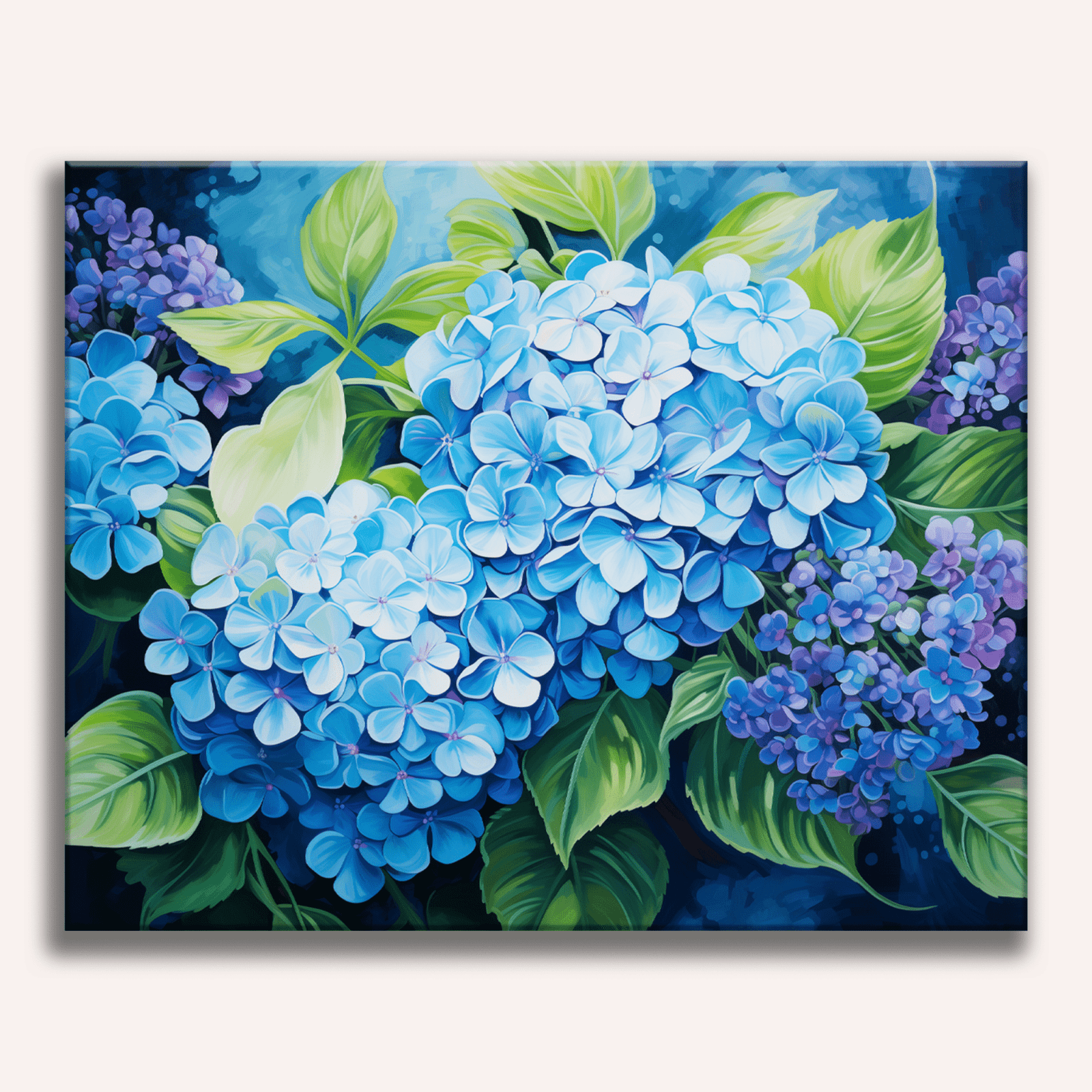 Blue Hydrangea Bloom