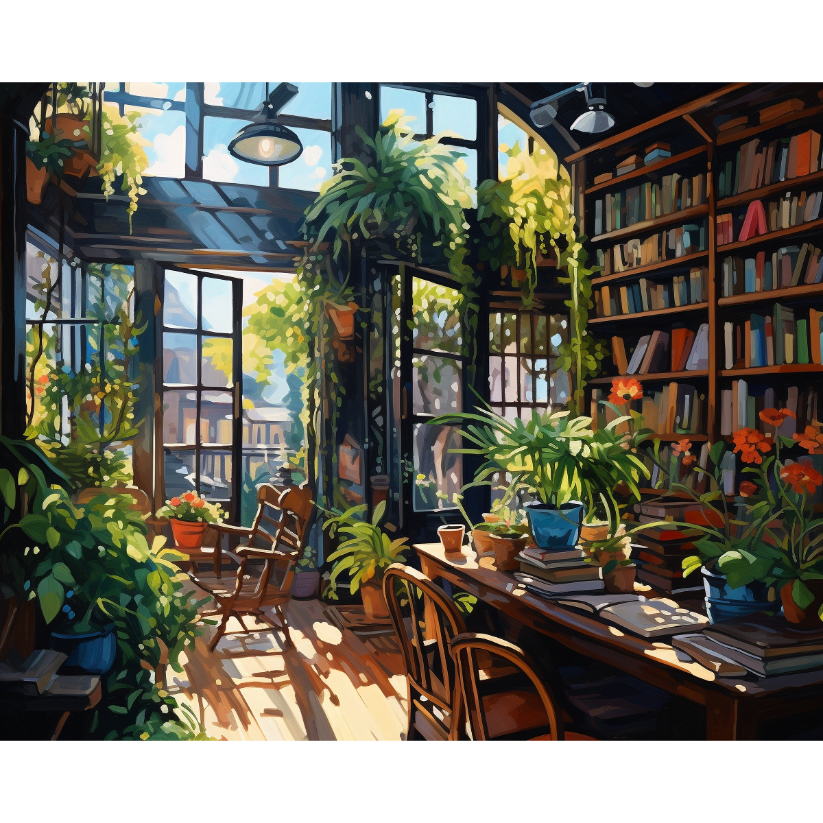 Relaxing Book Corner