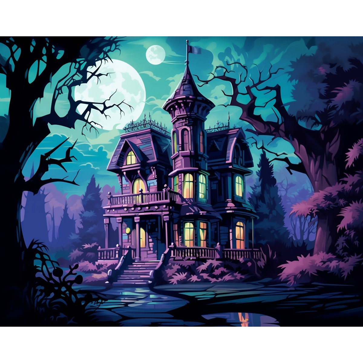 Moonlit Manor Mystery