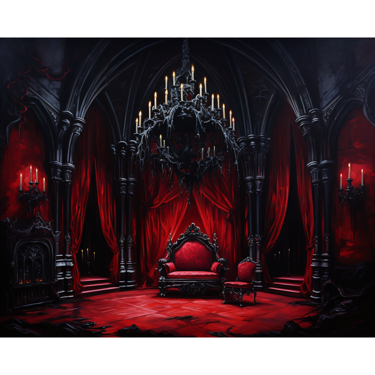 Crimson Gothic Throne