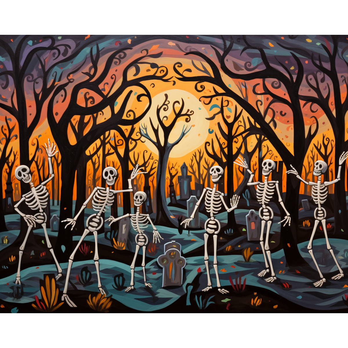 Dancing Skeleton Grove